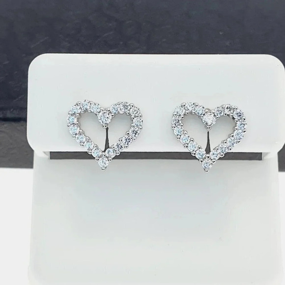 "925 sterling silver luxury CZ earrings for women/girls, Best for gift, RJUS2239 - Picture 3 of 11